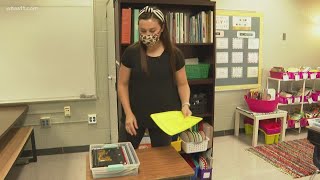JCPS teachers make last minute preparations to classrooms before school starts