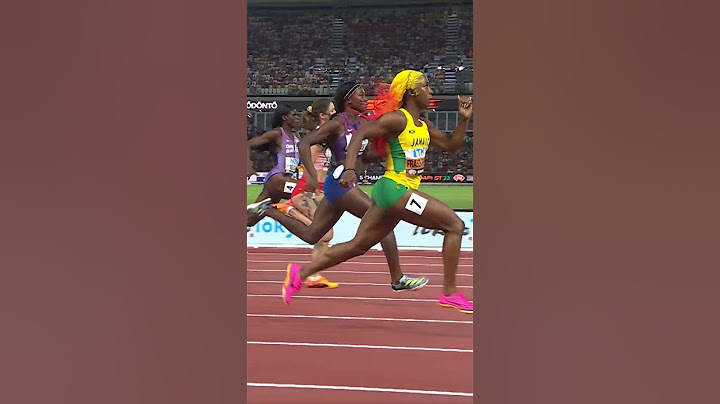Shelly-Ann Fraser-Pryce is the definition of speed 🔥 #athletics #jamaica #sports