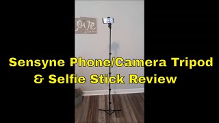 Sensyne Phone/Camera Tripod & Selfie Stick Review