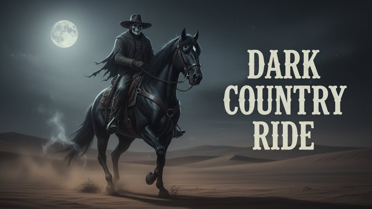 Dark Country Ashen Roads  Gritty Western Guitar & Cinematic Desert Night Mood