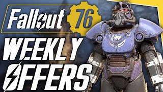 Fallout 76 - New Weekly Offers For The Atomic Shop! (August 9th-16th)