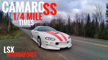 Cammed LS1 Camaro 1/4 mile times  - 2002 Camaro SS - 4th Gen Camaro 1/4 mile runs