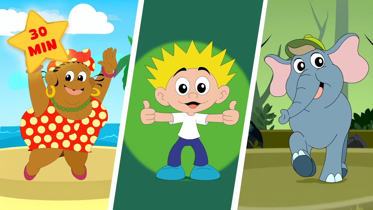 Campingliedjes voor Kinderen 🏕️ | Tsjoe Tsjoe Wa en meer liedjes |  30 min compilatie ⏰ | Minidisco