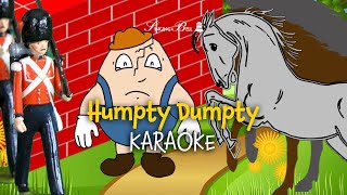 Humpty Dumpty | Karaoke with Lyrics for kids