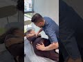 Lower back girl adjustment chiropractic #chiropractic #chiropractor #asmr #lowerbackpain