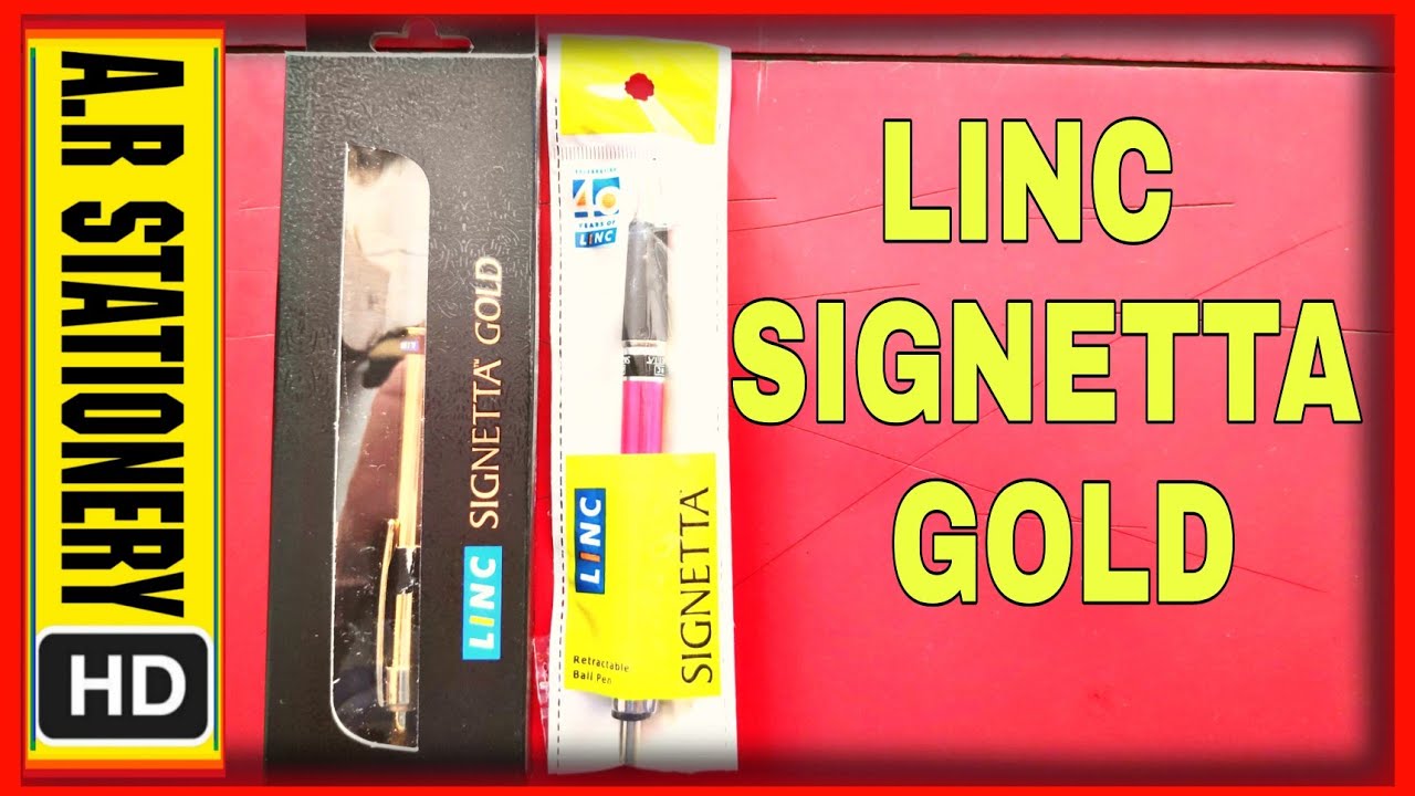 Linc gold pen linc pen linc pens YouTube