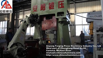 50 KJ CNC Die Forging Hammer production line forge auto parts in China
