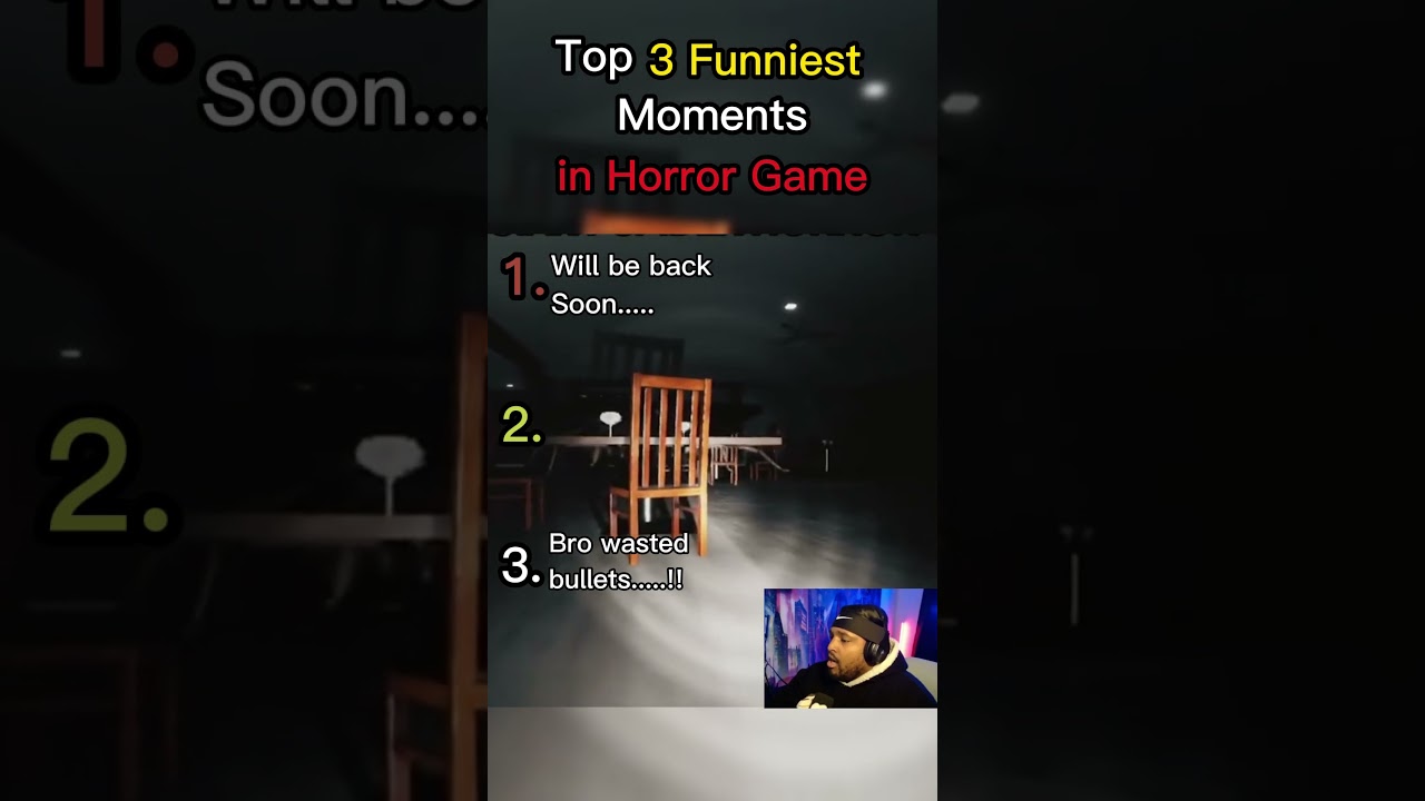 😂 TOP 3 FUNNIEST Horror Game FAILS! You'll Actually LOL! 