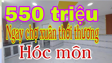Bán nhà 550 triệu ngay chợ xuân thới thượng hóc môn#bannhahocmon #bánnhà