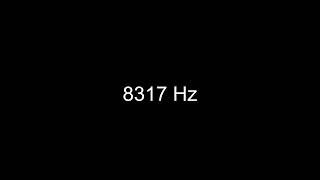 How 8317 Hz Sounds to the Human Ear