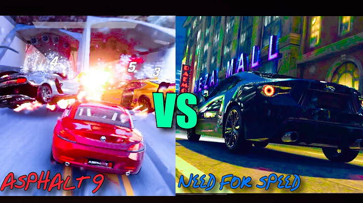 So sánh asphalt 9 và need for speed no limit năm 2024