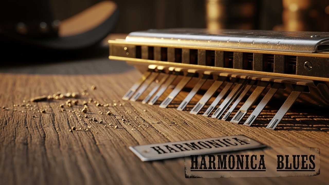 Harmonica Blues Chill – Soft Wind on Lonely Roads