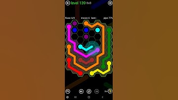 How To Solve Flow Free Hexes 8x8 Mania Level 139 Board Walk Through Solution Walkthrough
