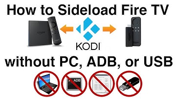 How to Sideload apps like Kodi on the Fire TV or Stick WITHOUT PC, ADB, or USB