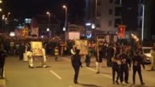 Thousands gather to protest church law In Montenegro