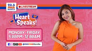 HEART SPEAKS | AUGUST 26, 2026 | 92.3 FMR Manila (Part 2) HEART SPEAKS | AUGUST 26, 2026 | 92.3 FMR Manila (Part 2)