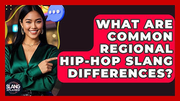 What Are Common Regional Hip-hop Slang Differences? - SlangXplained