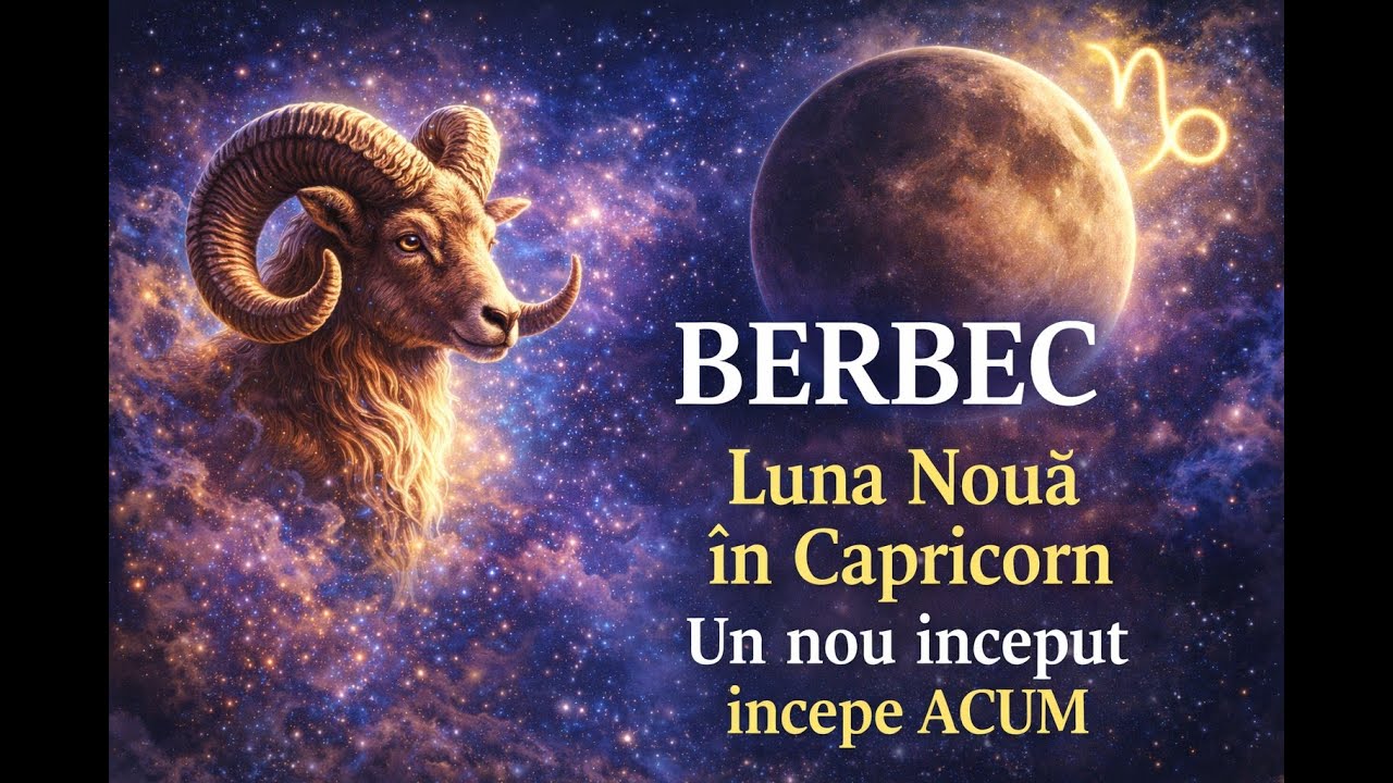 BERBEC – Luna Nouă în Capricorn  Un nou început începe acum