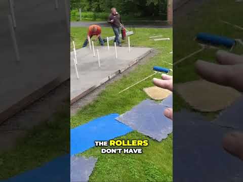 Stamped Concrete Greenhouse Slab Shorts 