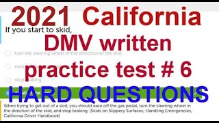 If you study these 9 practice tests, will pass your ca permit test the
first time! https://youtu.be/z7jlhy_suww 2020 california dmv written
practi...