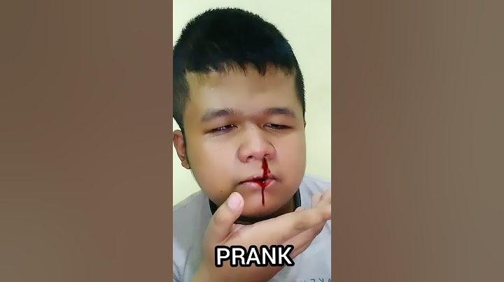 PRANK HIDUNG BERDARAH