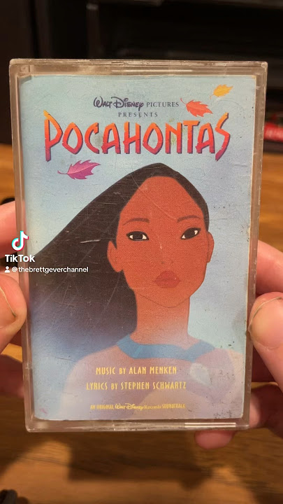 Disney’s Pocahontas cassette 1995 #soundtrack #disney #1995 #Pocahontas #gadgets #shotrs #toys #toy