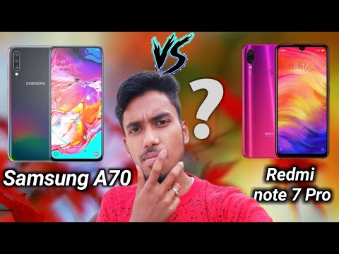 Samsung Galaxy A70 vs Redmi note 7 Pro comparison, Snapdragon 675 PUBG
