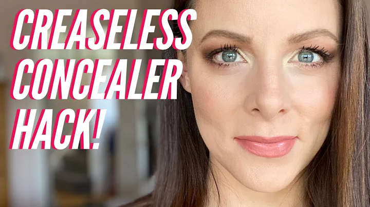 THE BEST HACK TO STOP CONCEALER FROM CREASING! | Creaseless Concealer trick for mature eyes! 40+ tip
