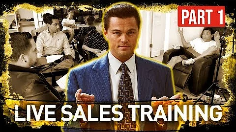 Live Sales Training with Jordan Belfort - MUST WATCH