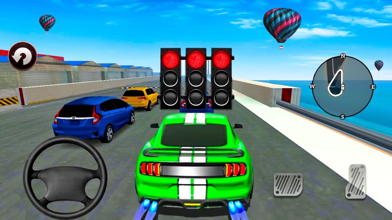 Juegos de Carros de Carrera - City Car Driving - Mega Carreras de