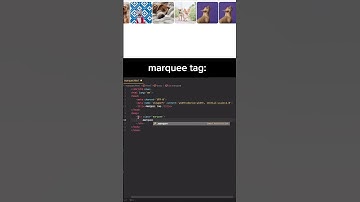Marquee Tag | HTML CSS | Coding Shorts 🖇️ #coding #shorts #computerscienceconcepts #html #css