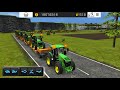 Fs 16 Transport Many John Deere Tractors With Big Loader | Farming Simulator 16 Gameplay | Timelapse
