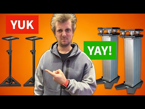 Are Your Speaker Stands KILLING your mix? Introducing FOUNDATION, our NEW uppy-downy isolatey boys!