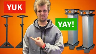 Are Your Speaker Stands KILLING your mix? Introducing FOUNDATION, our NEW uppy-downy isolatey boys!