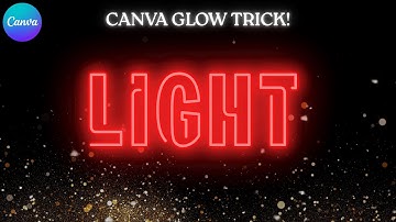 Create a Neon Light Text Effect in Canva (2025 Tutorial)