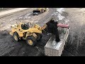 Caterpillar 990 Wheel Loader Loading Coal On Trucks - S.G.M Melidis