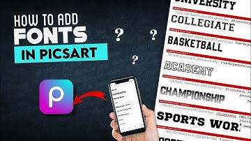 How to add fonts in PicsArt | Add custom fonts in PicsArt | Arcane Edition