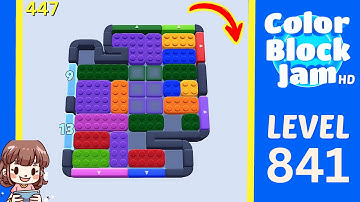 Color Block Jam Level 447 (841) Solution Walkthrough