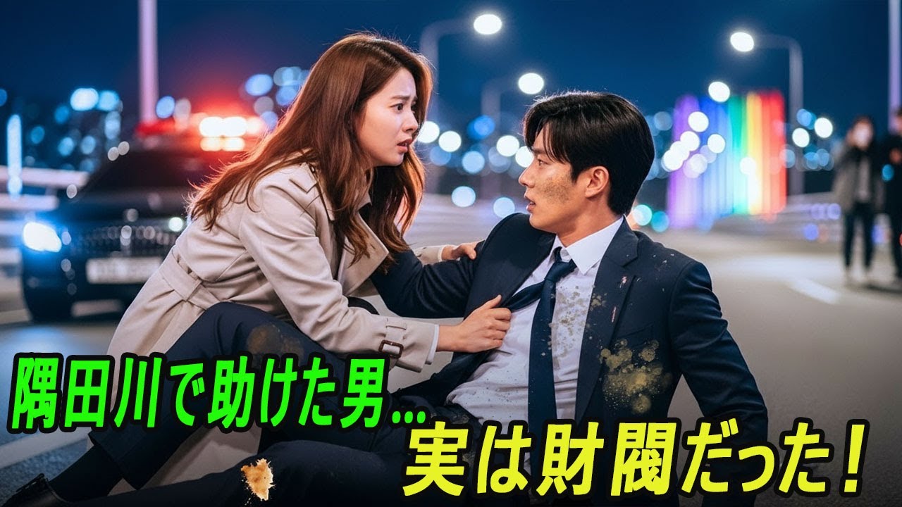 【感動する話】隅田川の盤浦大橋で偶然助けた男が……実は日本No.1のCEOだった。しかも、僕にデートを申し込んできた！#朗読#読み聞かせ