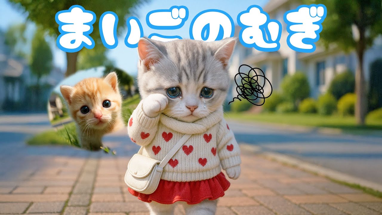 社畜ねこのむぎ】迷子にゃ!? 子猫の赤ちゃんを必死に探したむぎの1