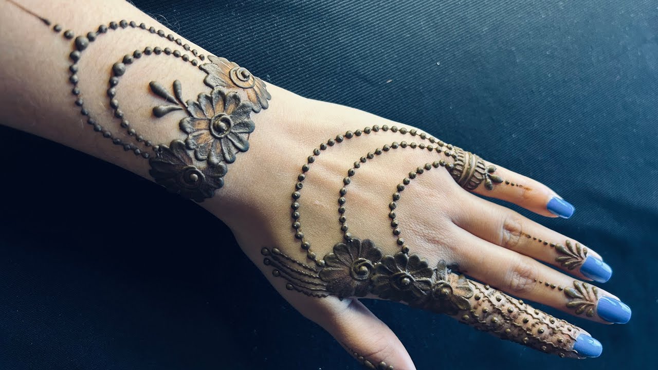 Stylish mehndi design | Amazing mehndi design hack | 