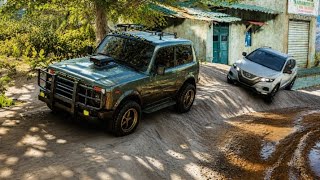 LADA NIVA VS NISSAN QASHQAI KO JE BOLJI PO EKSTREMNO TESKOM PUTU