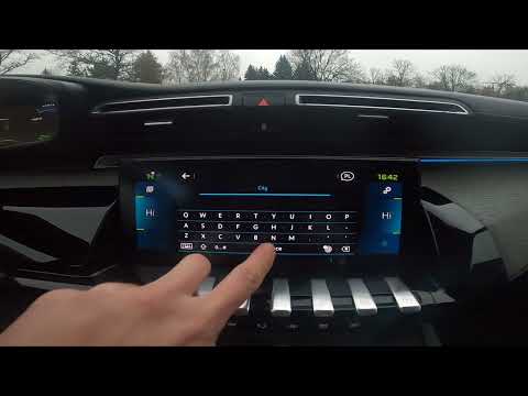 How to Set Destination in Map in Peugeot 508 II ( 2018 - now )  - Start Route in Navigation