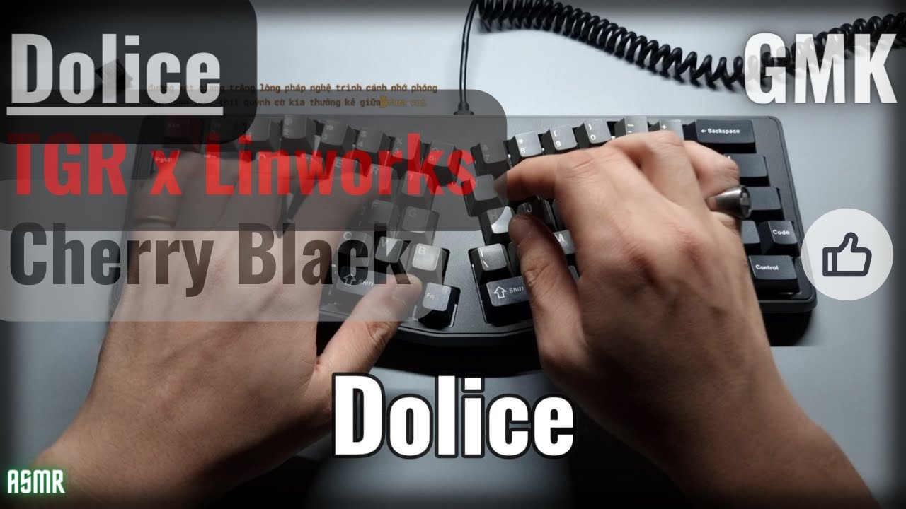 ✔ Dolice | Cherry HBlack | Chilling & Typing ASMR 8mins | KeeBeats