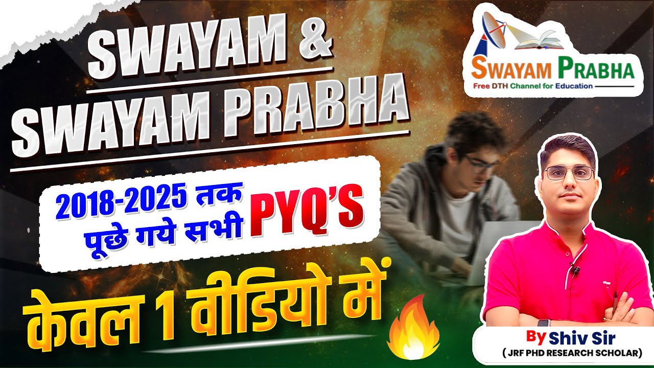 UGC NET Paper 1 | Swayam & Swayam Prabha | 2018 - 2025 PYQs | Apni University | By Shiv Sir