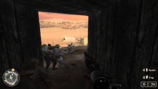 Call of Duty 2 Walkthrough HD Part 18 (Level 10 - Operation Supercharge) Veteran Difficulty