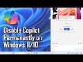 How to Disable Copilot Permanently on Windows 11? (Simple Guide) | Windows 10