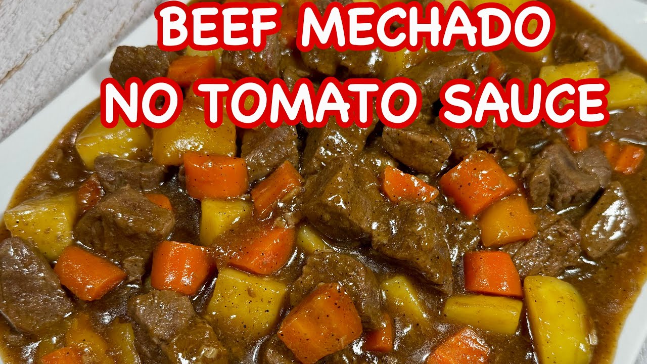 BEST BEEF Mechado Without Tomato Sauce - A Flavorful Twist!