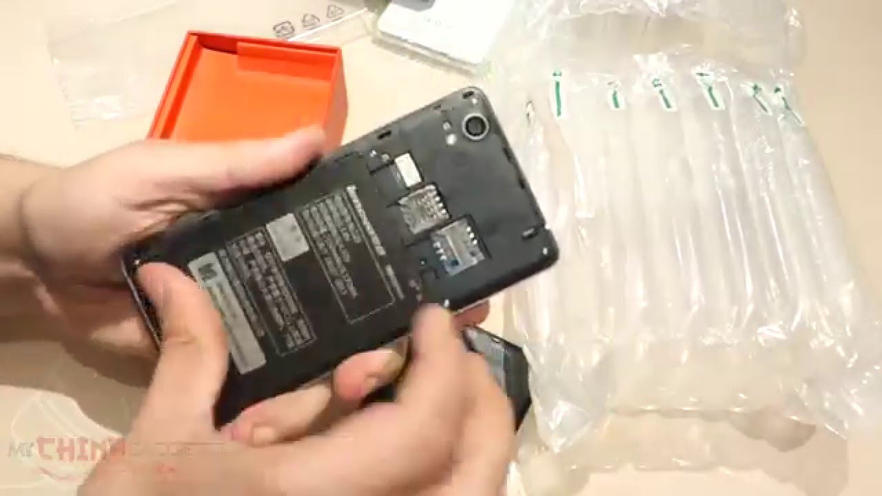 Распаковка посылки со смартфоном Lenovo A858t