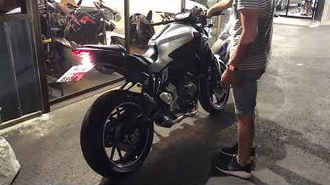 YAMAHA MT07 SC PROJECT CRT SOUND